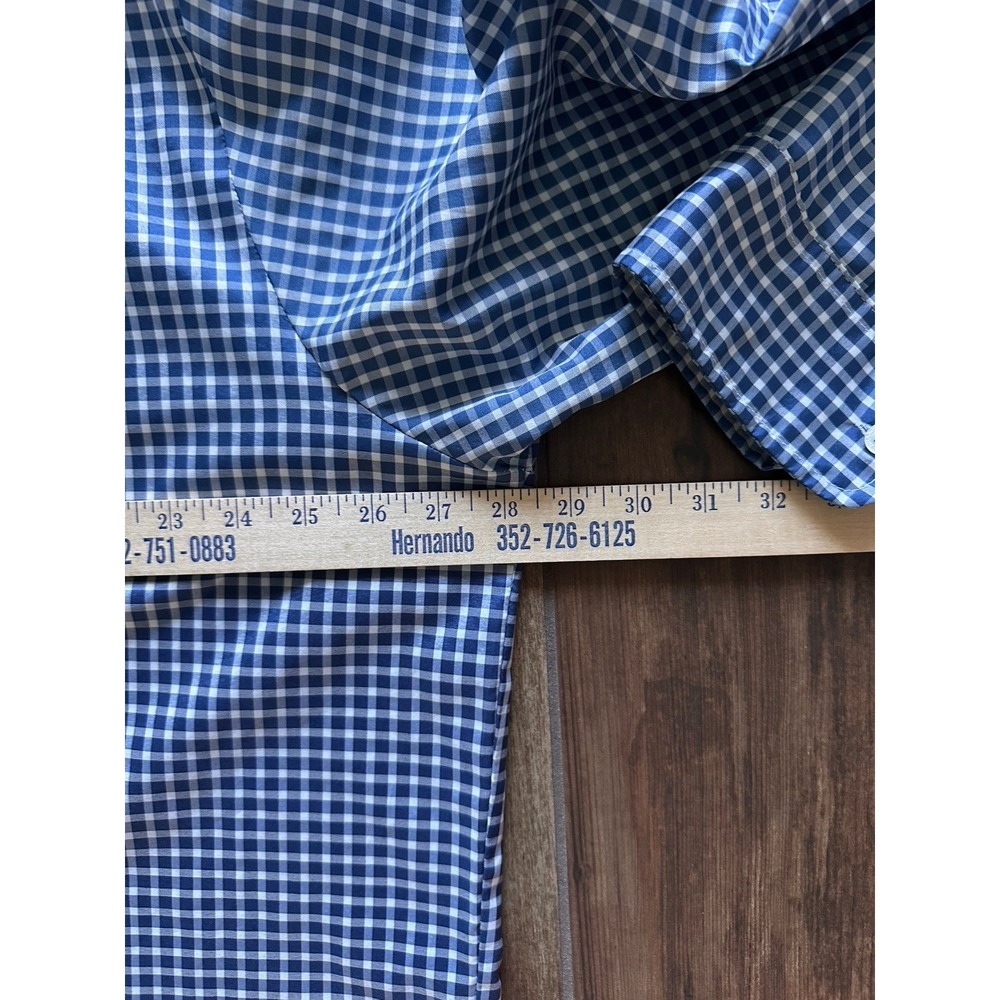 Wrangler Performance Gingham Check Button Down Sh… - image 5